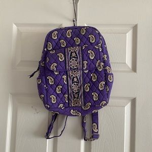 Purple Vera Bradley Backpack
